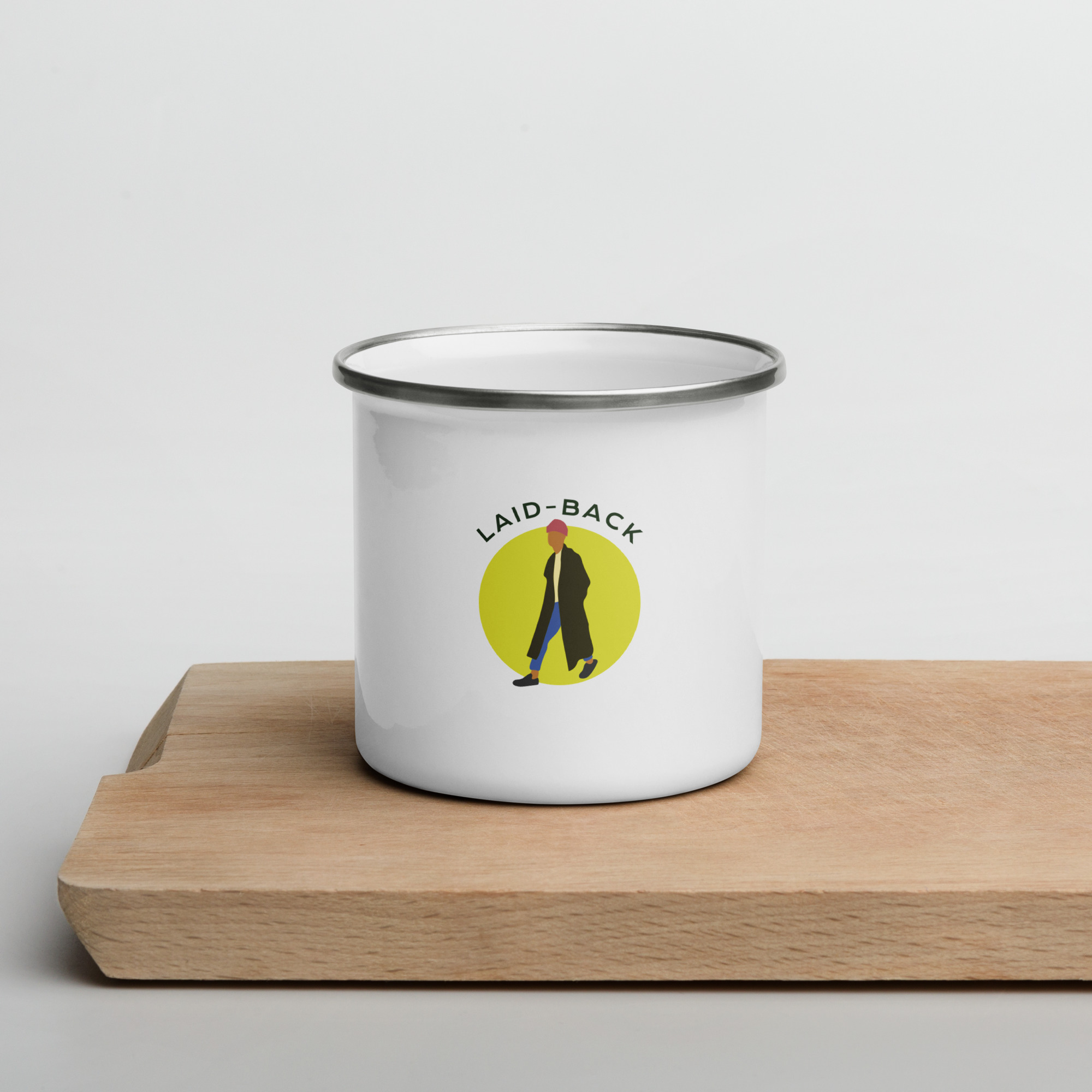 Emailletasse Laid-Back