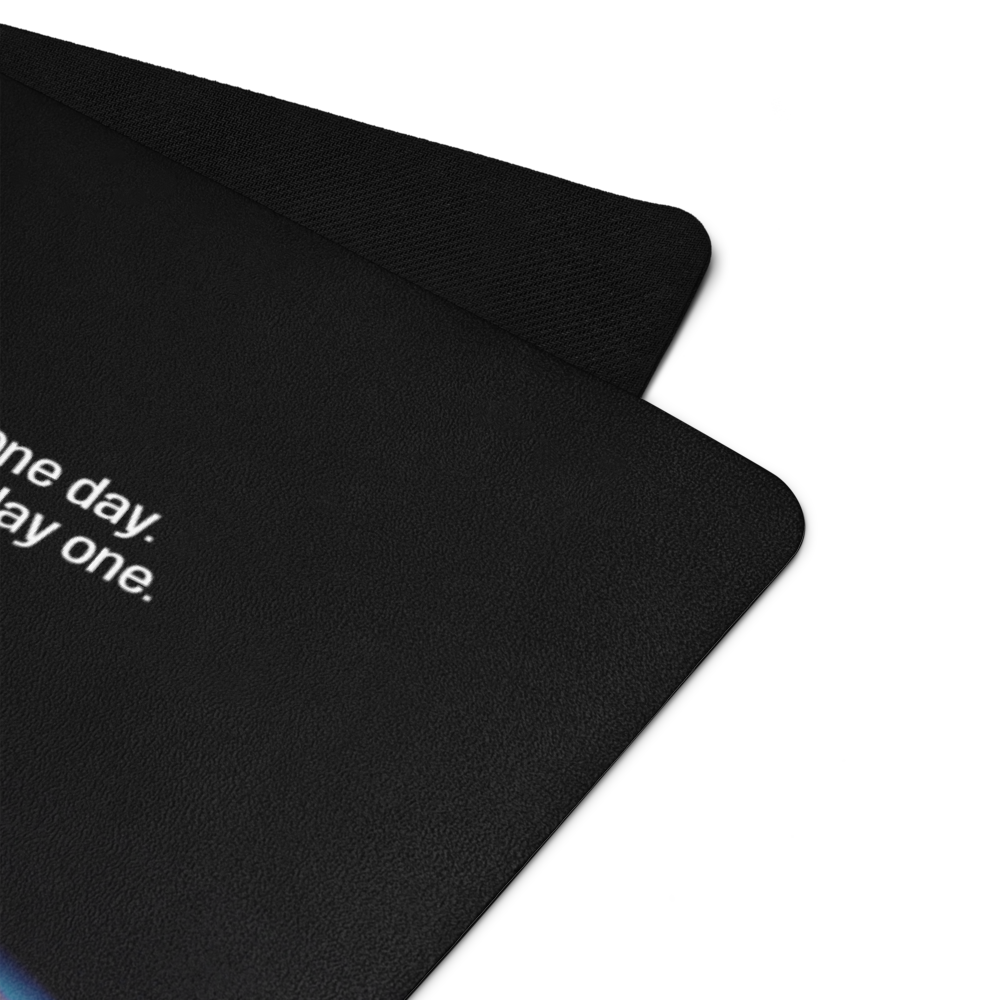Dot Yoga Matte "One day. Or day one." – Bild 8